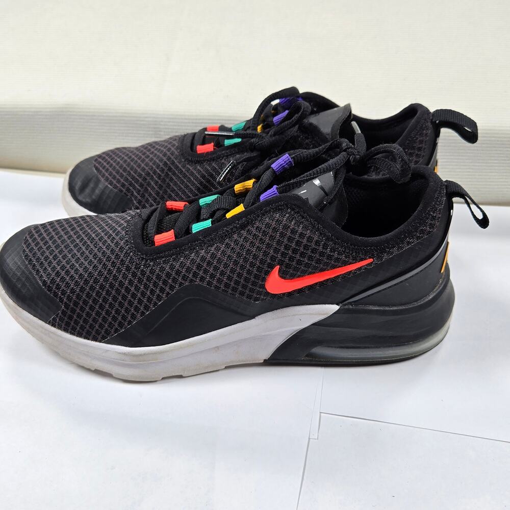 Nike Air Max Motion 2 GS "Black Flash Crimson" Youth Size 4.5Y